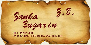 Žanka Bugarin vizit kartica